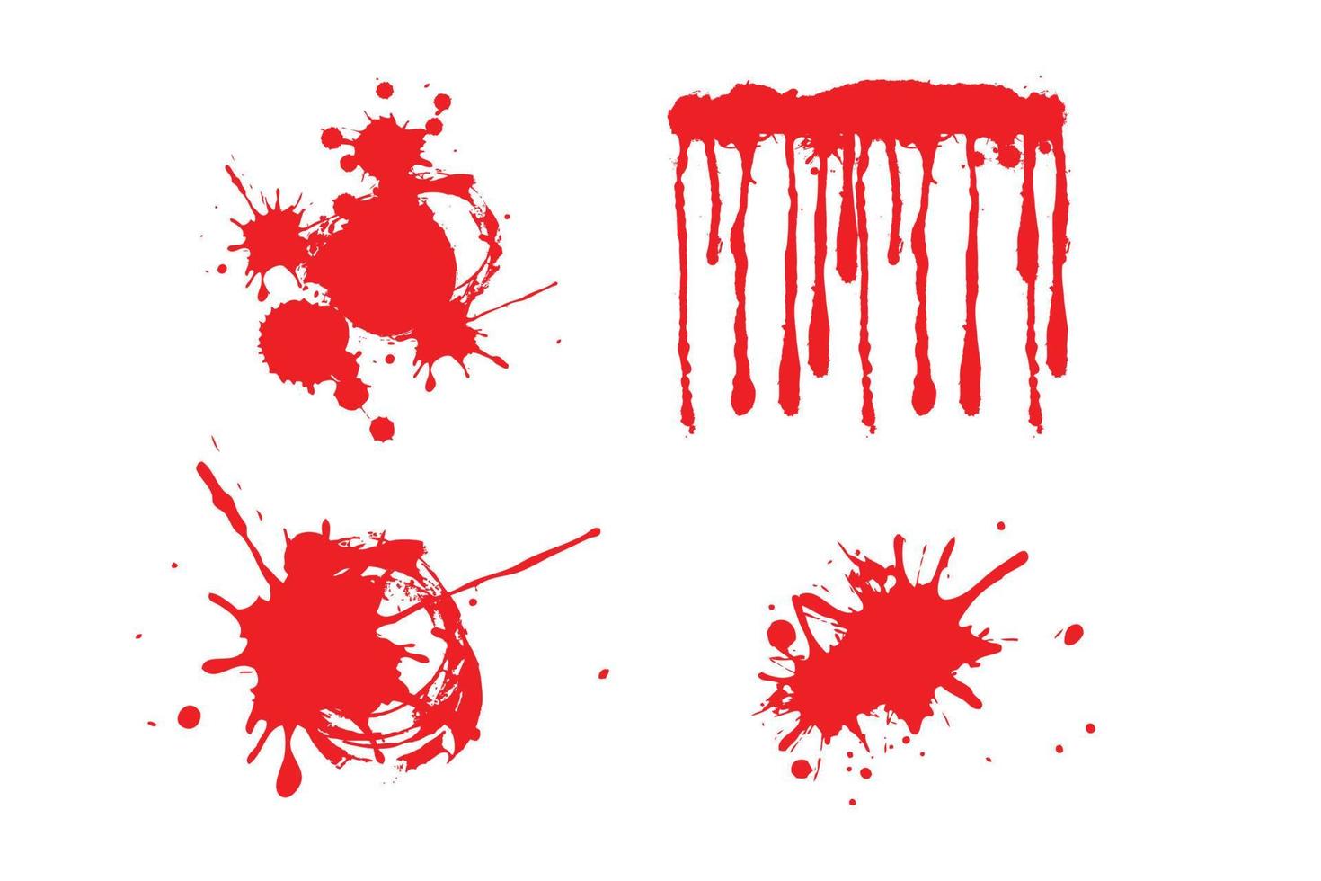 blood splash design vector