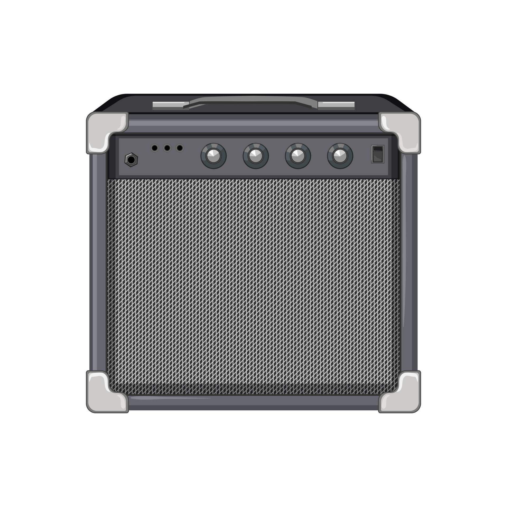 amp guitar amplifier cartoon vector illustration 21738651 Vector Art at