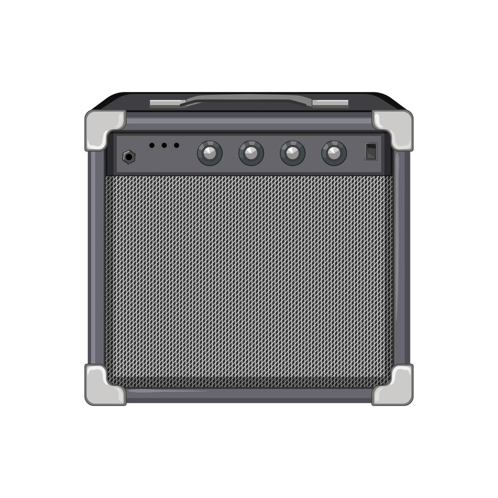 amp guitar amplifier cartoon vector illustration