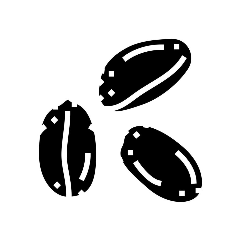 grain ripe wheat glyph icon vector illustration