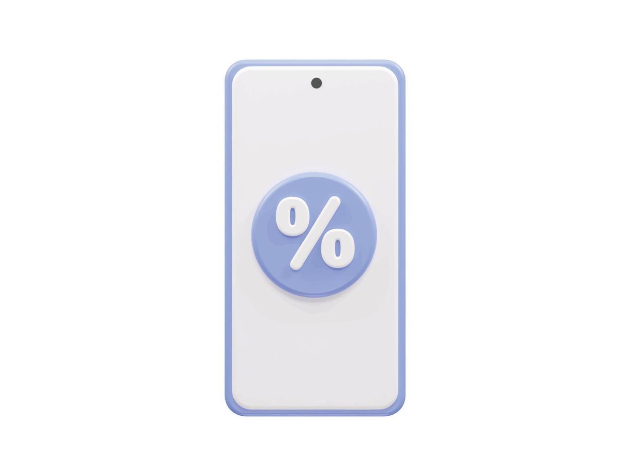 Phone pay verified icon 3d rendering vector
