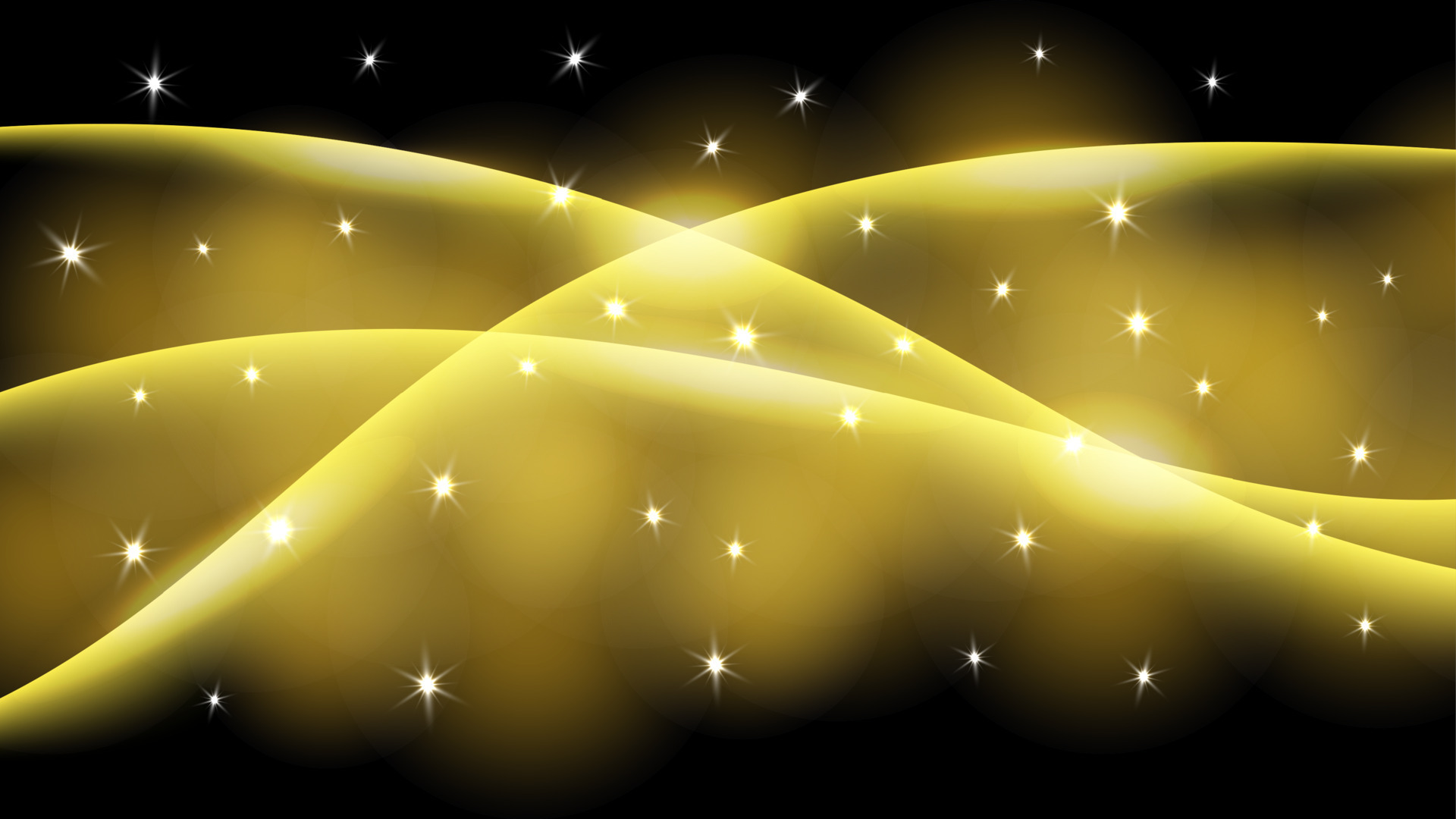 Abstract shiny wave background with stars, sparkles and glitter effects