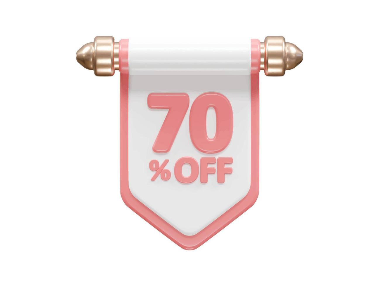 Discount sale vector element percent icon transparent  sale object