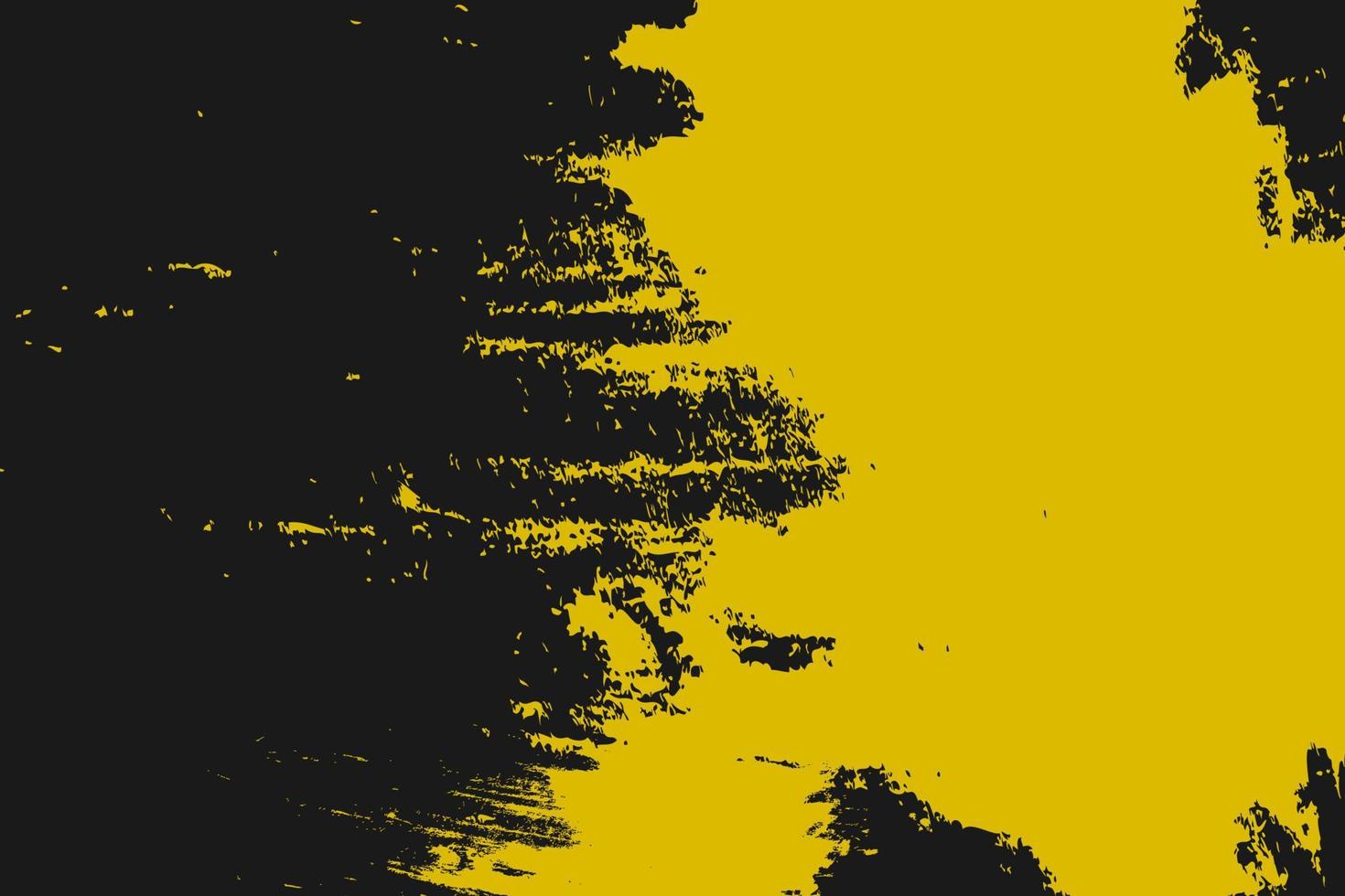 Abstract grunge yellow distressed textured background, vector illustration