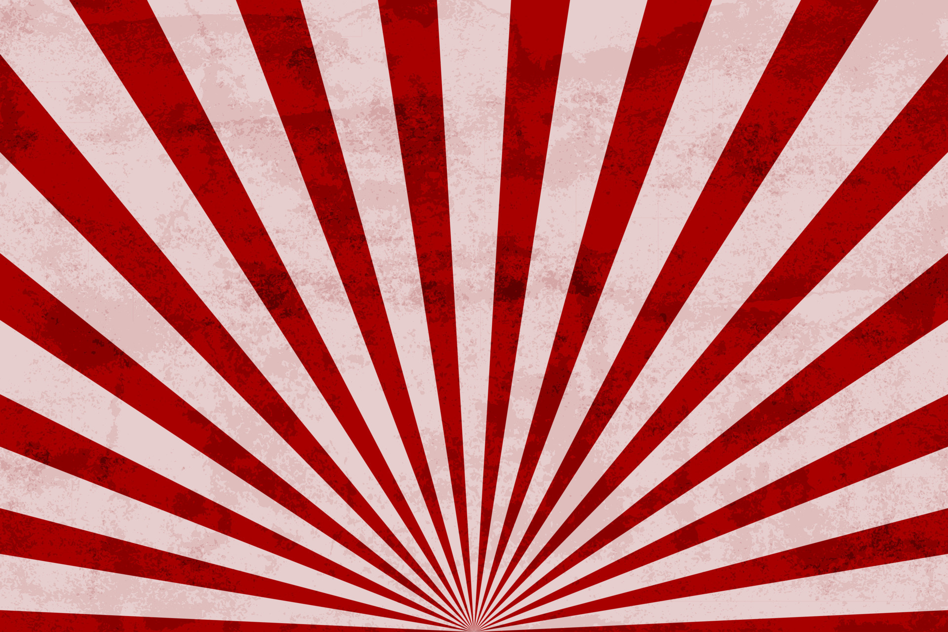 Vintage grunge burst background, Red and white color, vector