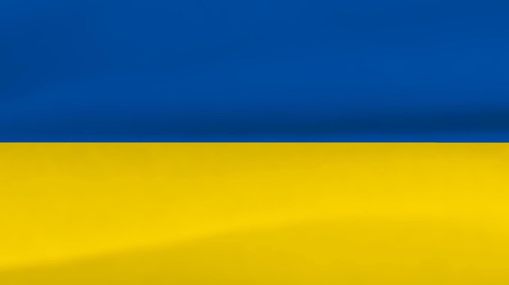 Ukrainian national flag vector