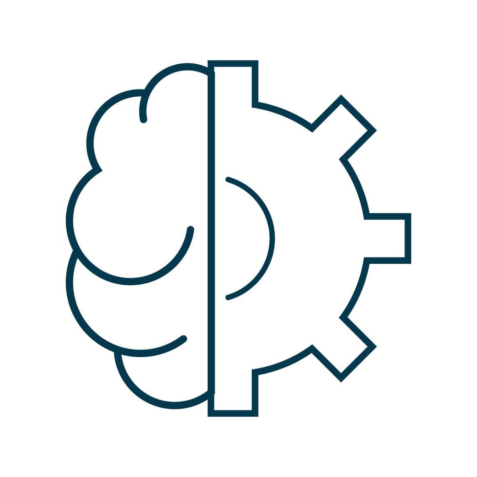 Artificial intelligence processor chip icon, and vector symbol for graphic design, symbol, web site, social media, mobile app, illustration