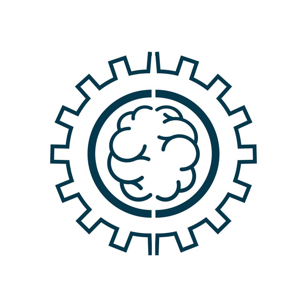 Set up symbol of process in artificial intelligent technology icon used for UI of wep, app, vector illustration