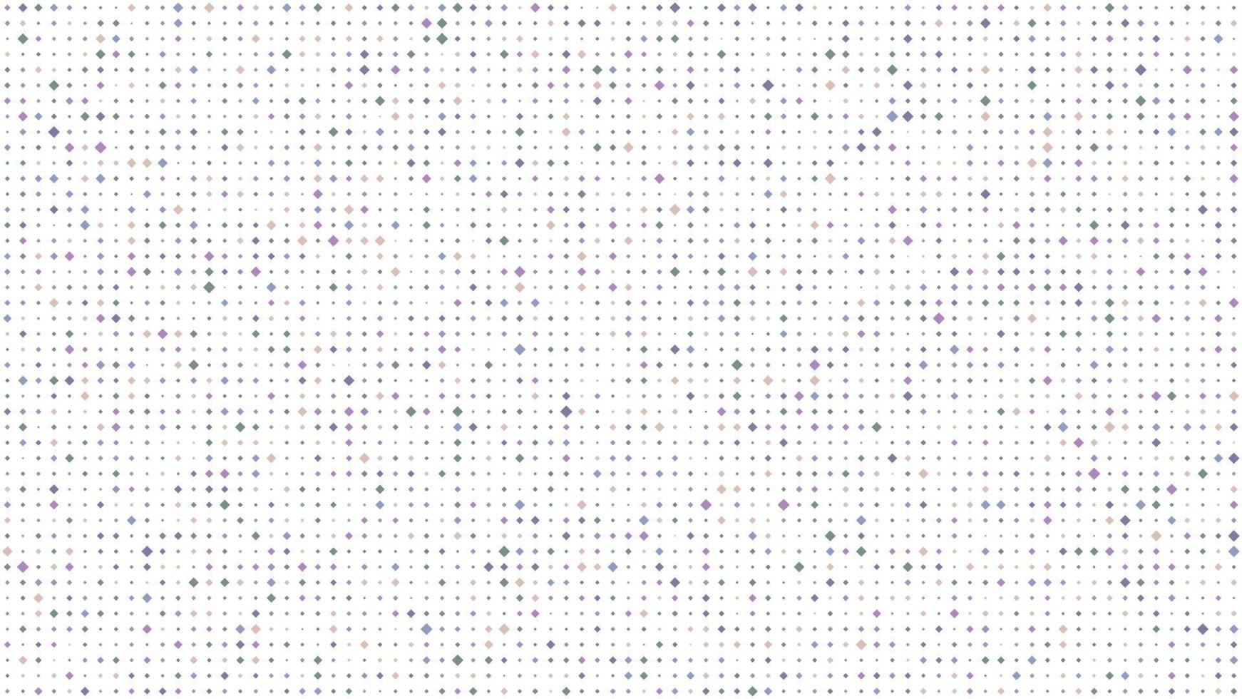 Abstract geometric background of squares. Blue pixel background with empty space. Vector illustration.