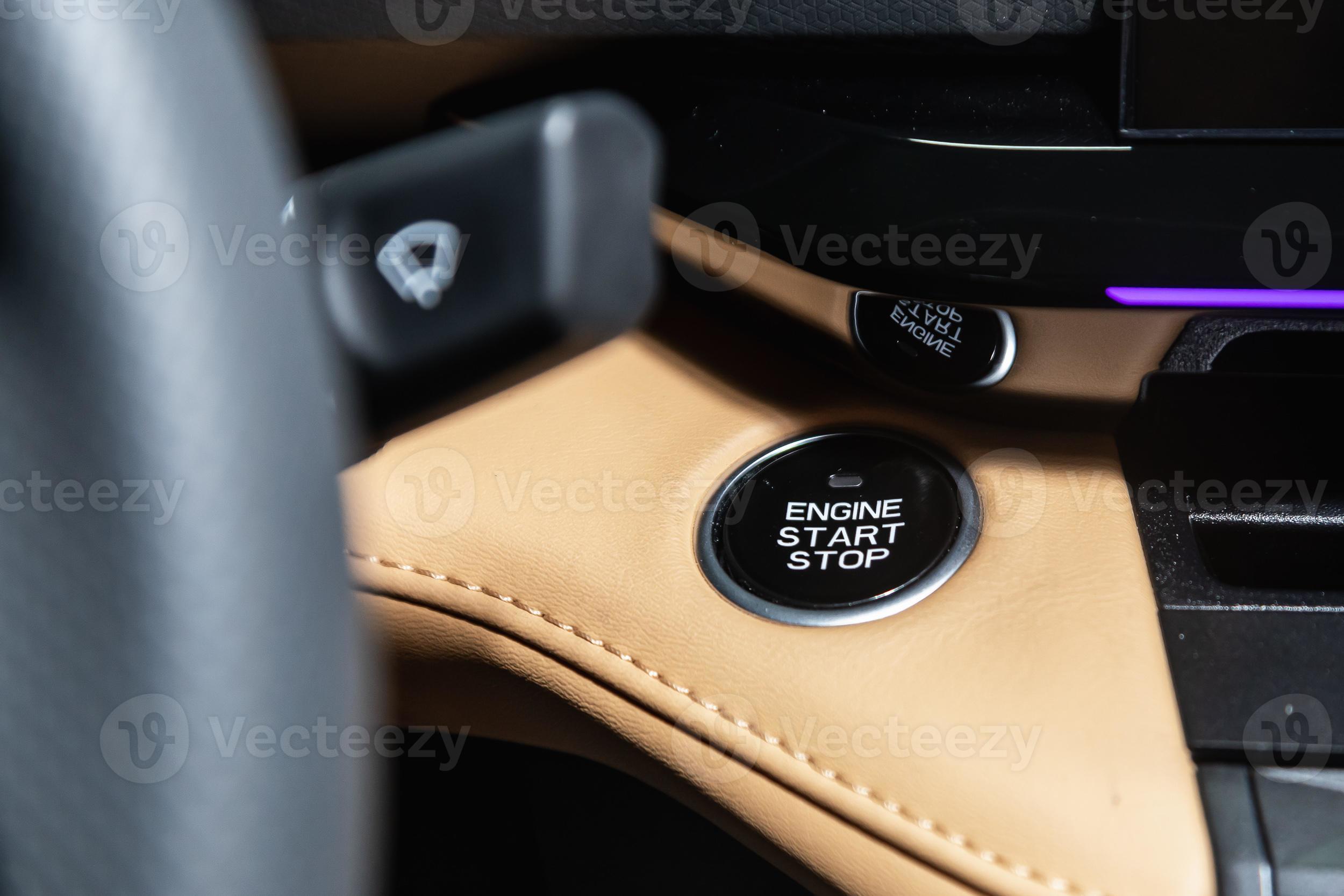 Car engine push start stop button ignition remote starter 21740503