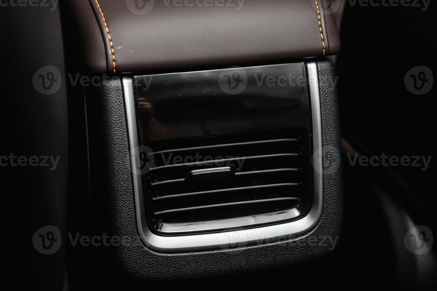 Close up deflector,  car ventilation system. Car air conditioner photo