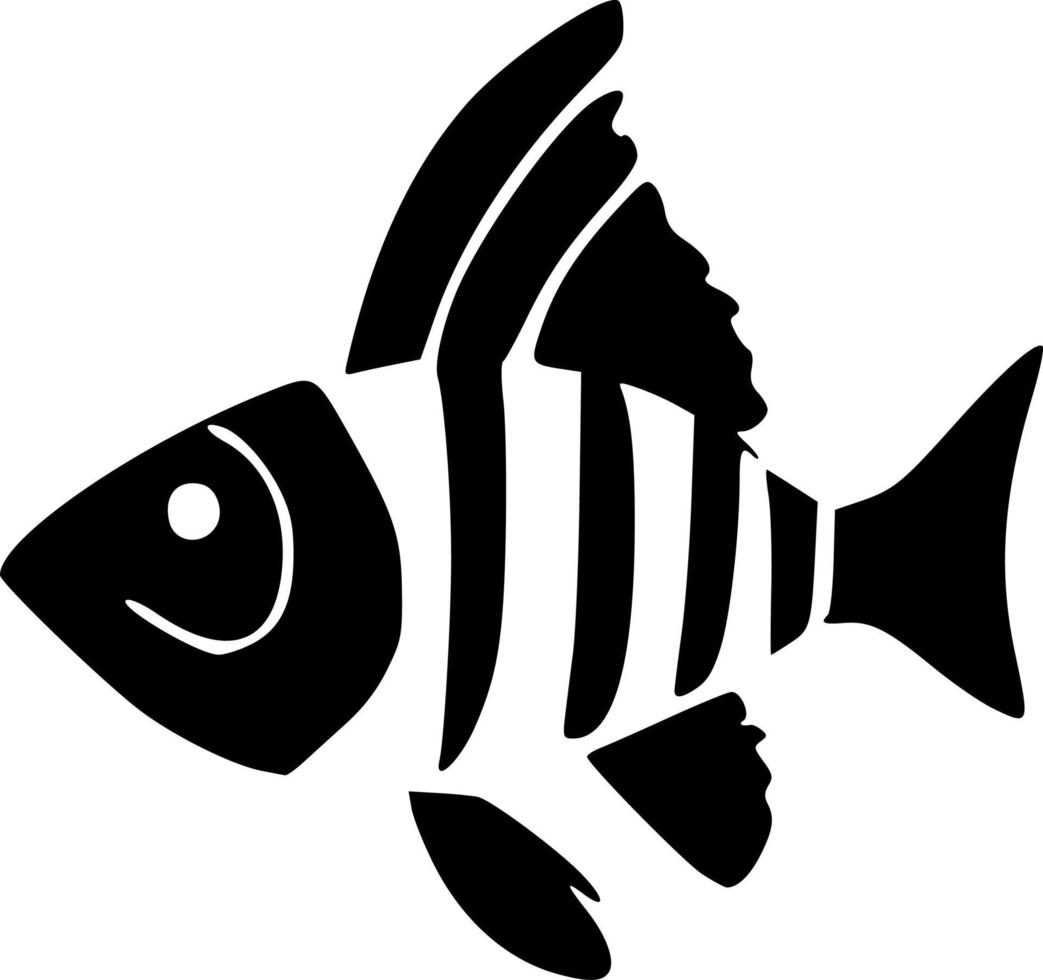 pescado icono forma vector