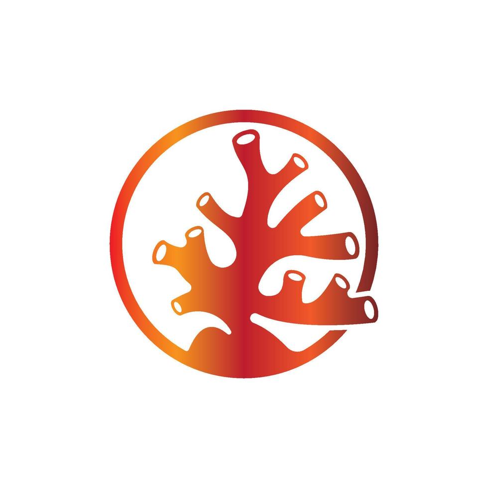 Corals icon logo design symbol illustration vector