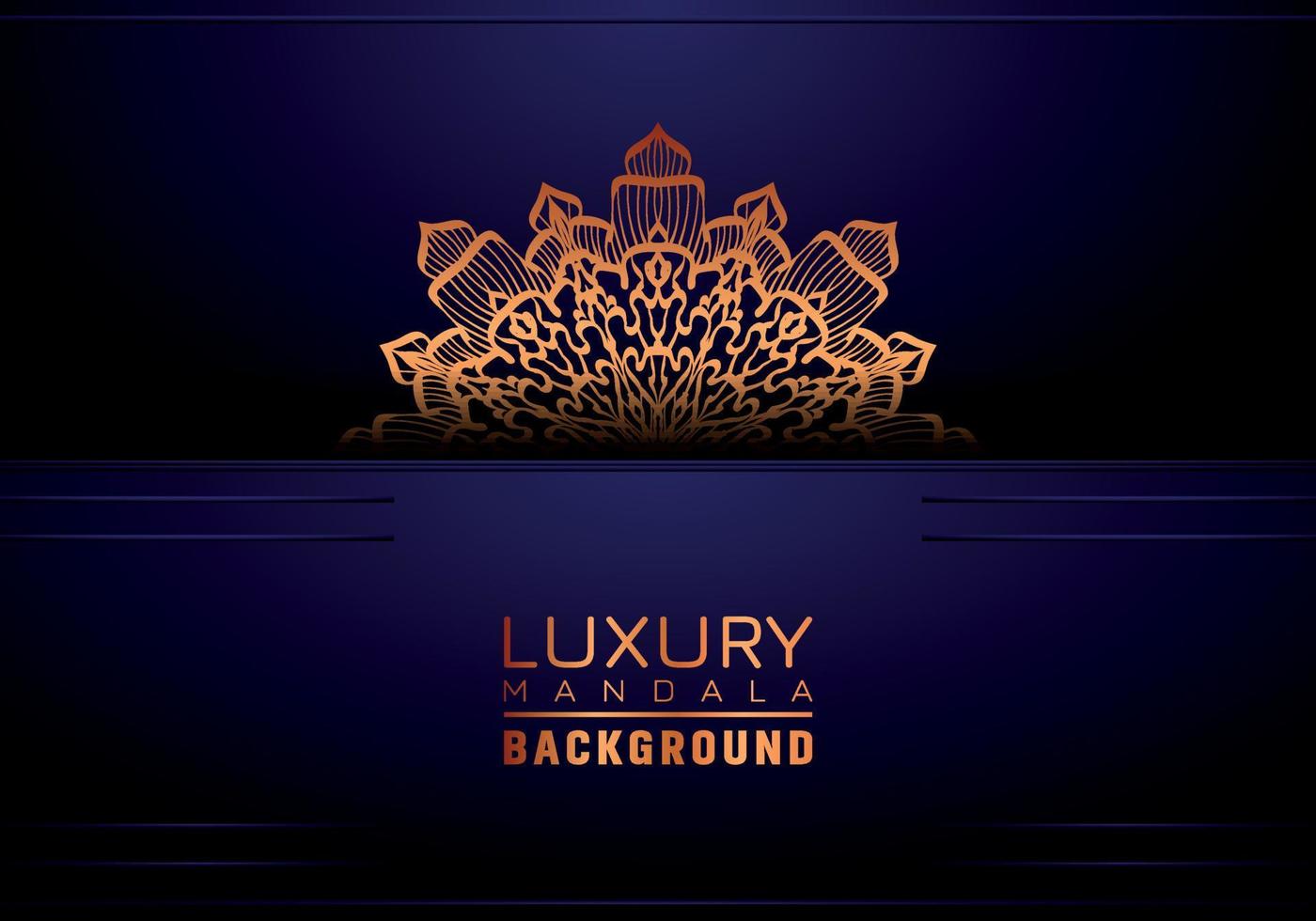 Luxury mandala background ornamental, arabesque style With Golden Arabesque Pattern Style. Decorative Mandala Ornament For Print, Brochure, Banner, Cover, Poster, Invitation Card vector