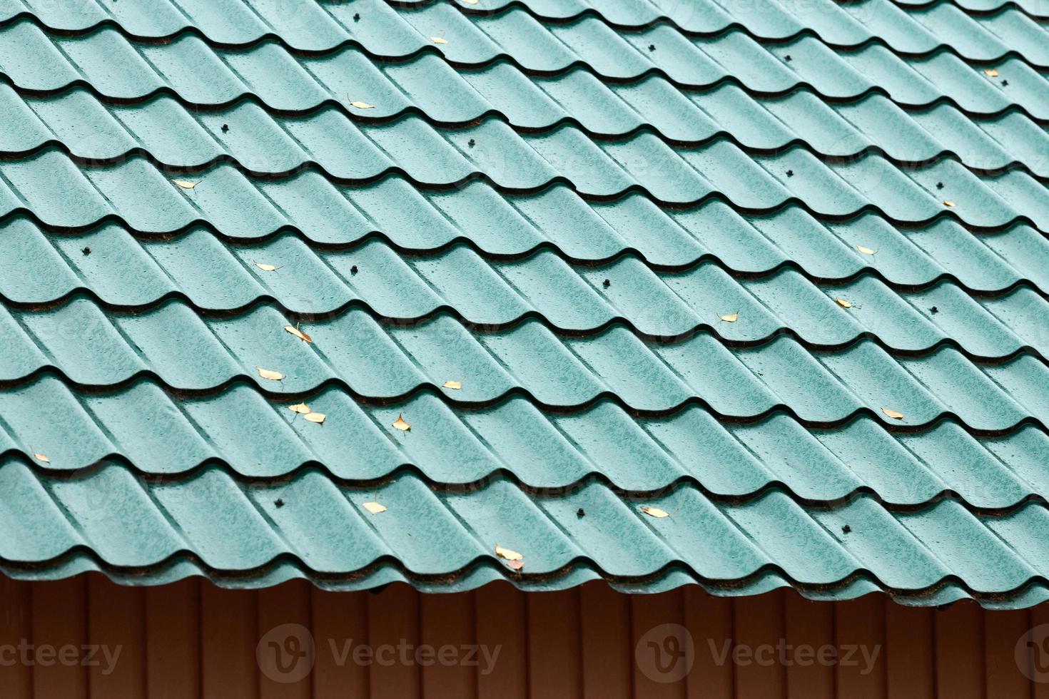 Modern roof tile pattern. photo