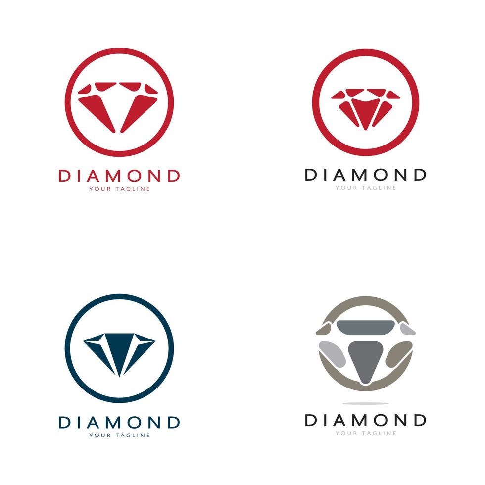 sencillo diamante resumen logotipo, para negocio,insignia,joyas tienda, oro tienda aplicación vector