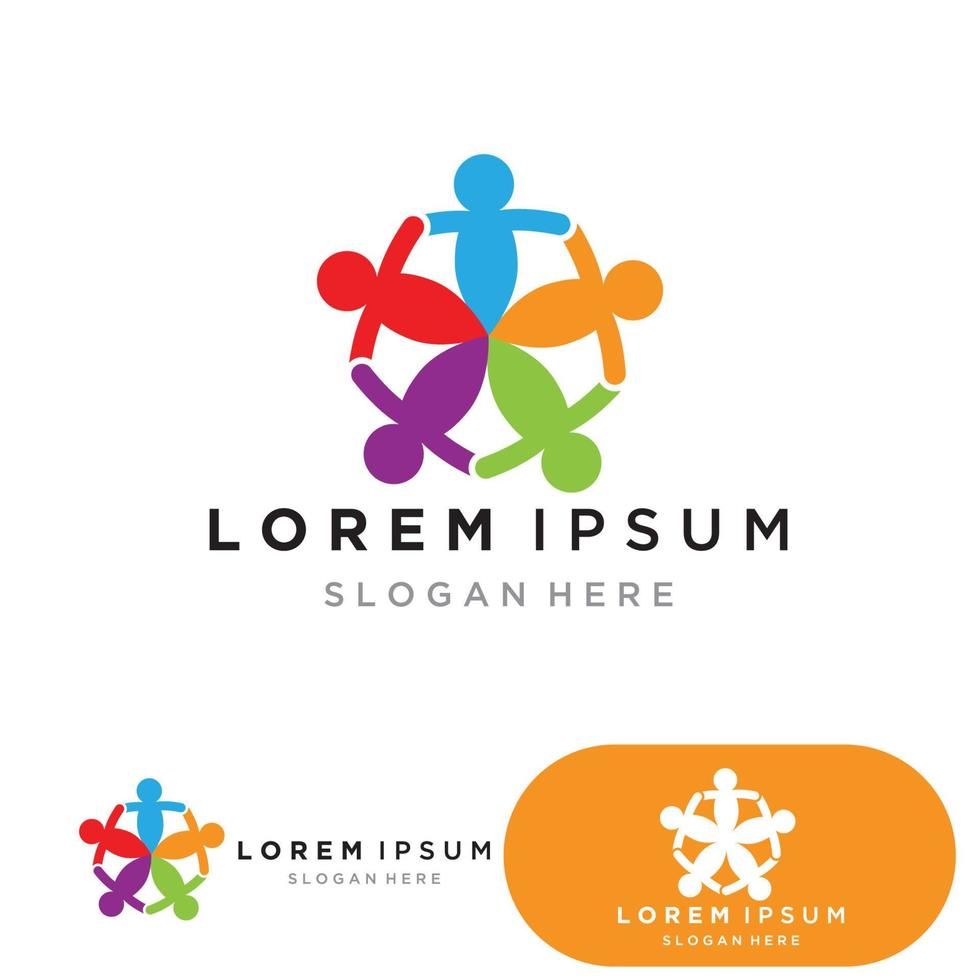Community, network and social icon vector