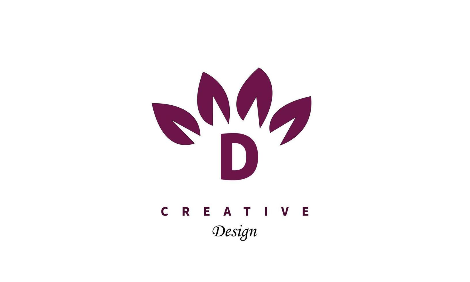 Letter mark water color vector logo icon design