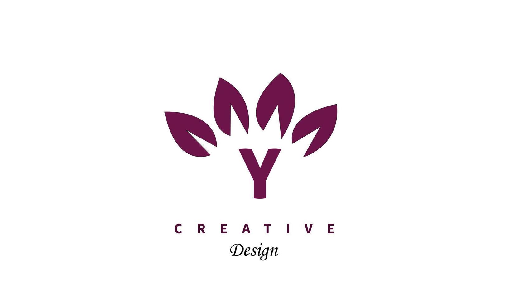 Letter mark water color vector logo icon design