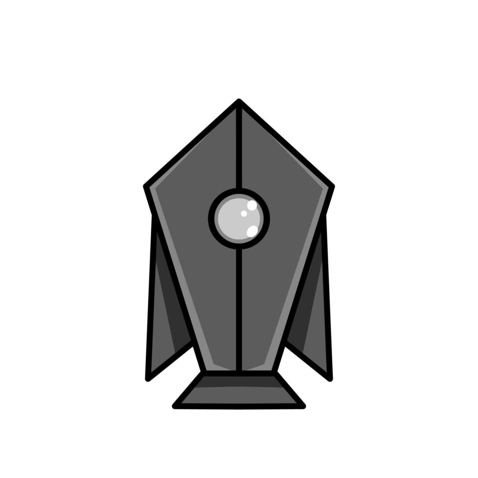 spaceship icon, a simple spaceship design with an elegant concept vector