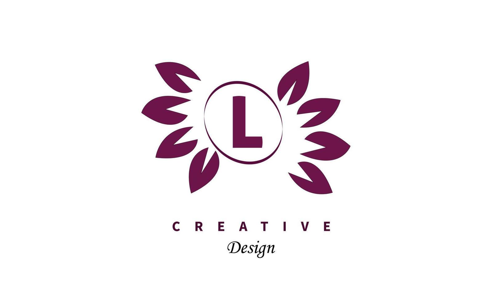 Letter mark water color vector logo icon design