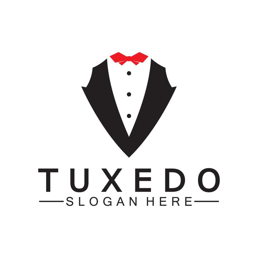 Tuxedo Logo template vector icon illustration design