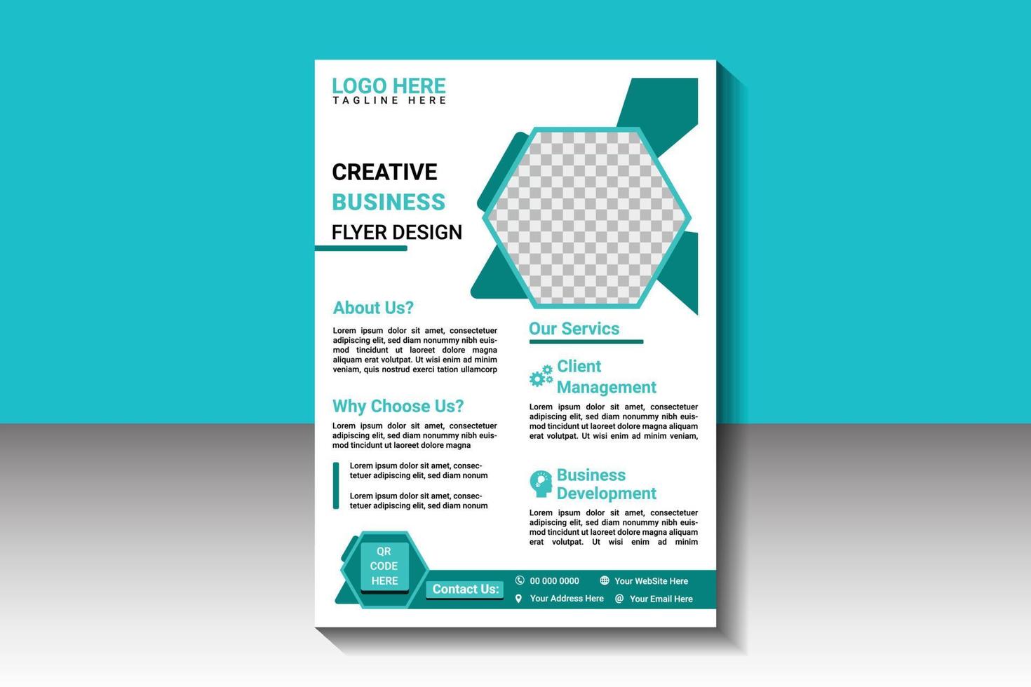 Professional Business Flyer Design template vector