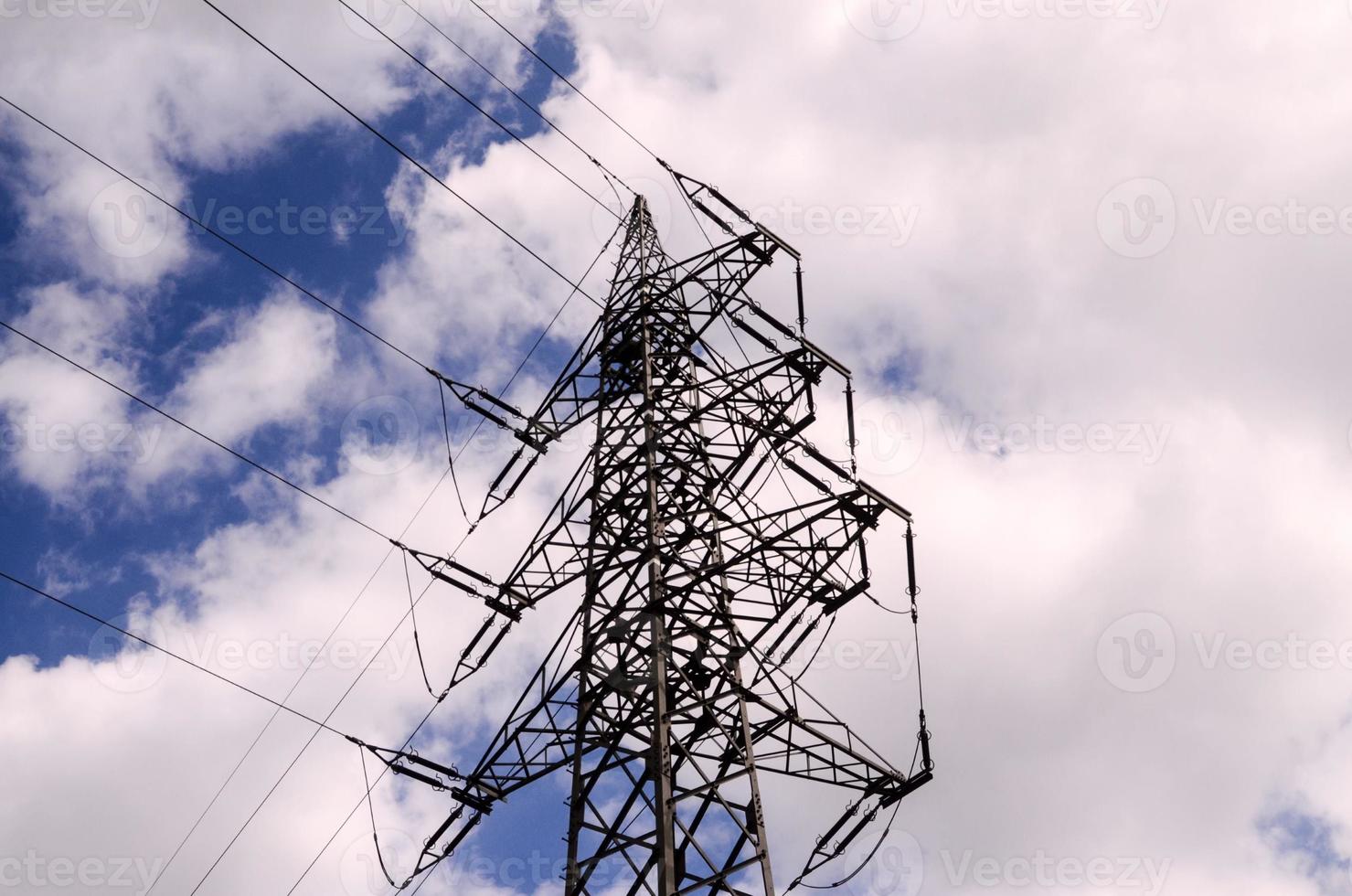 Electrical power pylons photo