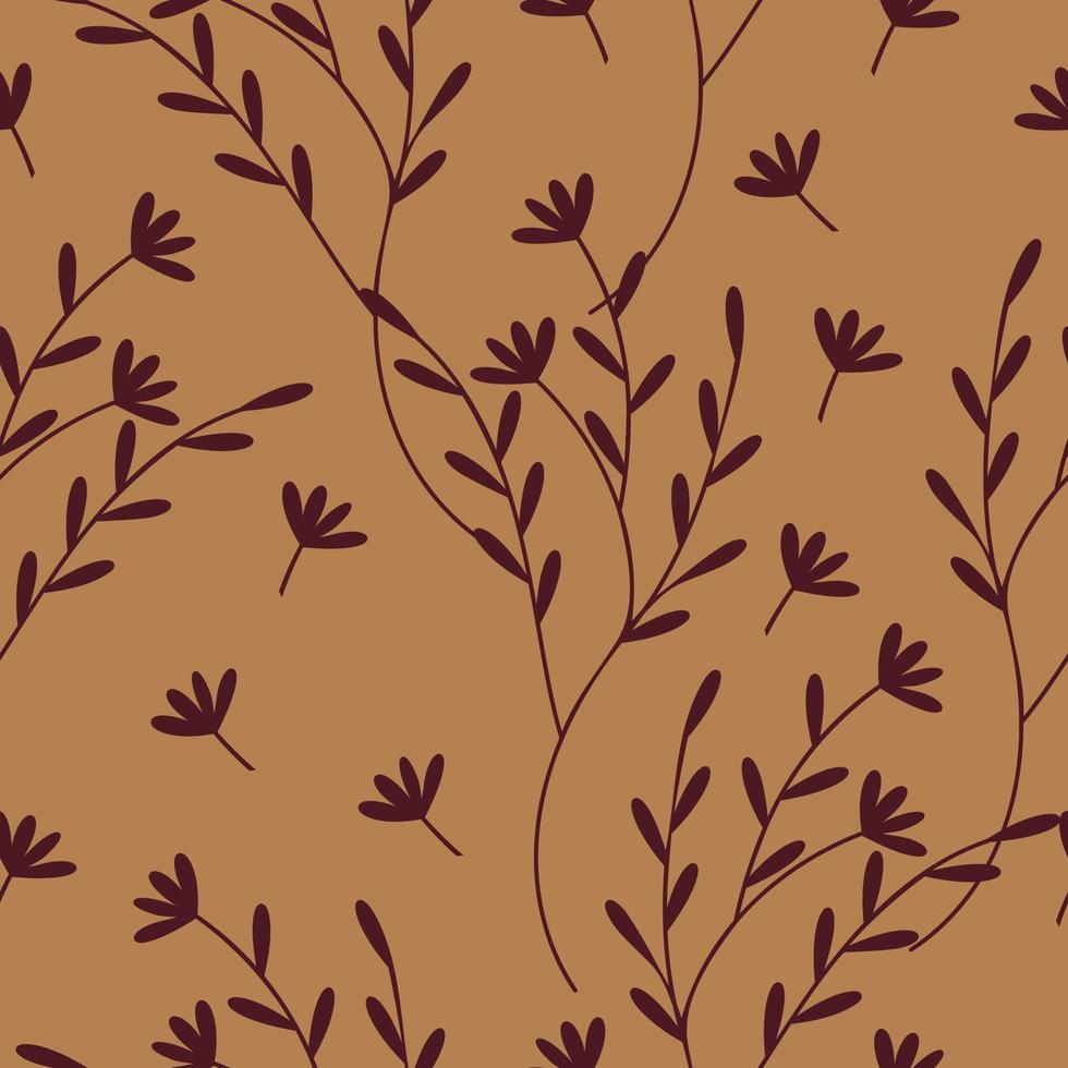 seamless floral pattern for fabric, book cover, poster vector