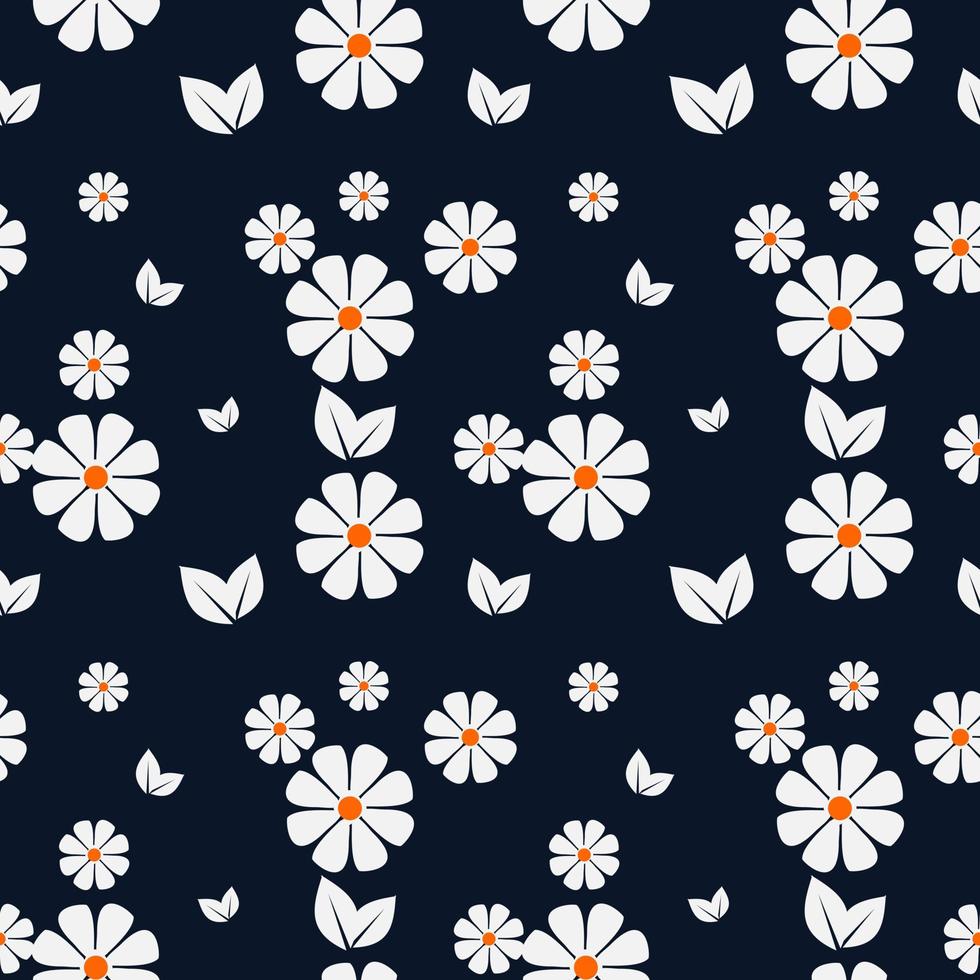 abstract floral seamless pattern vector