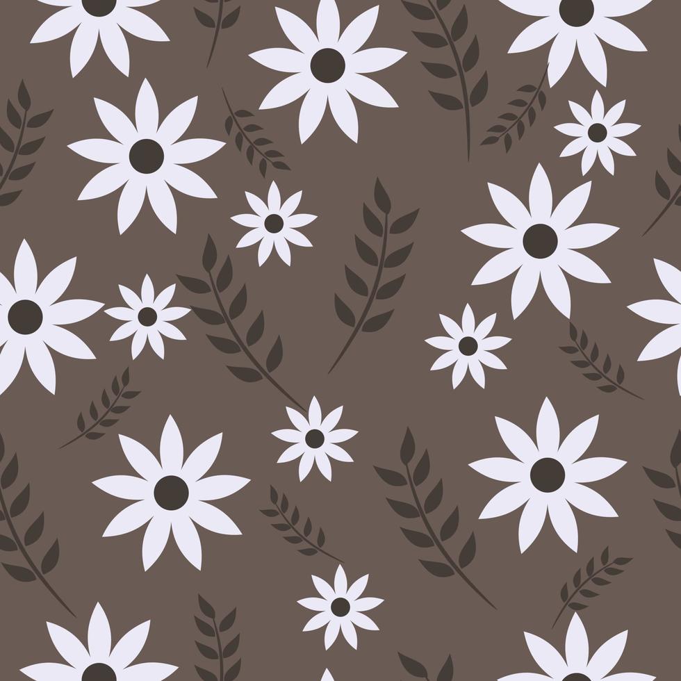 abstract floral seamless pattern vector