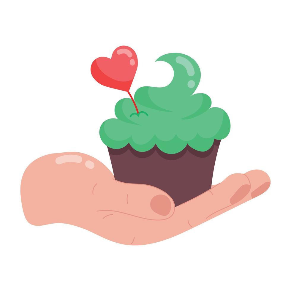 Trendy Cupcake Concepts vector