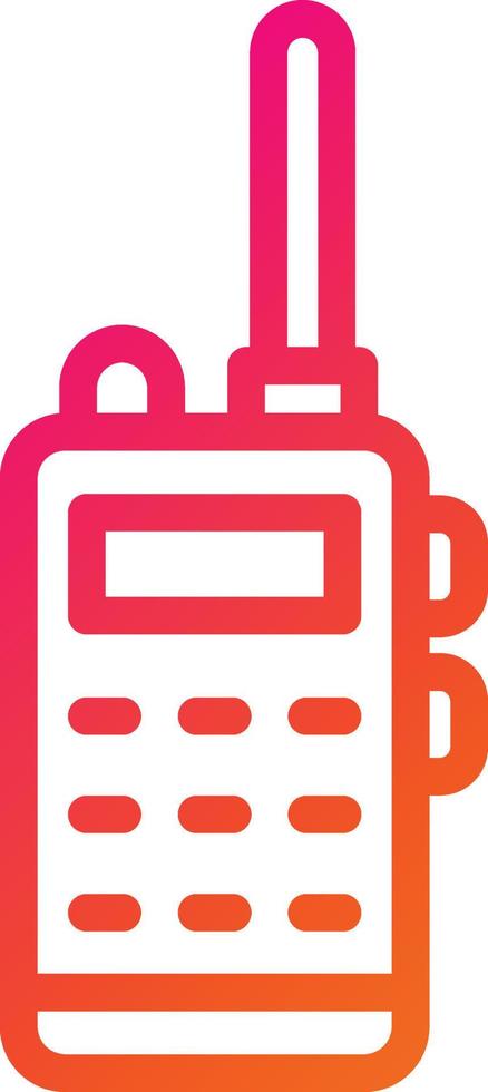 Walkie talkie Vector Icon Design Illustration