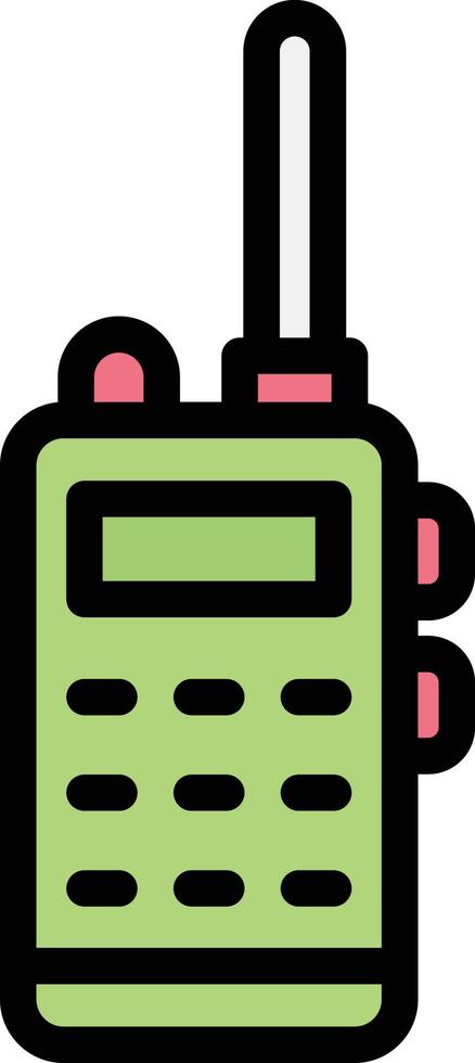 ilustración de diseño de icono de vector de walkie talkie