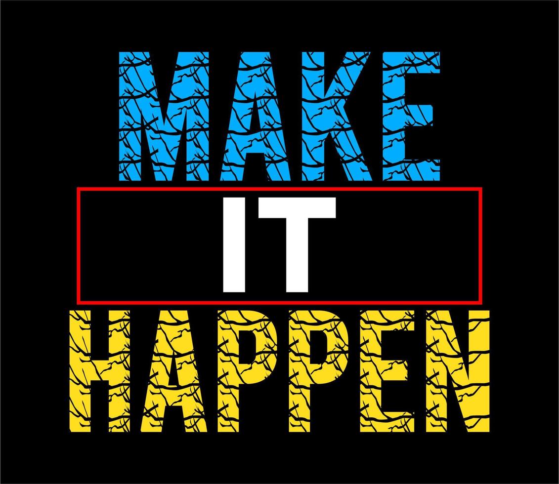 typography design vector for print t shirt