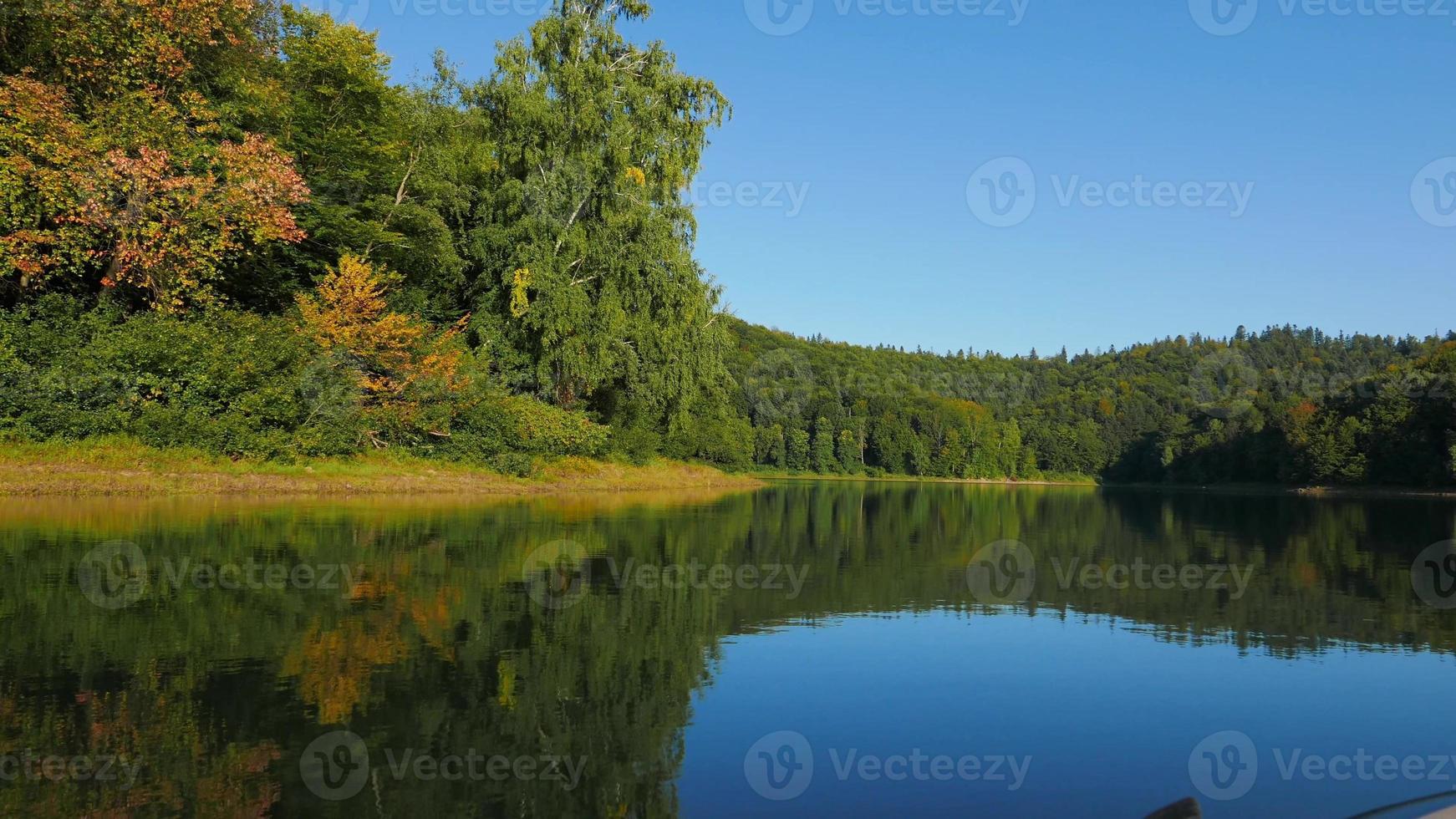 Water surface on the lake, vacation photo