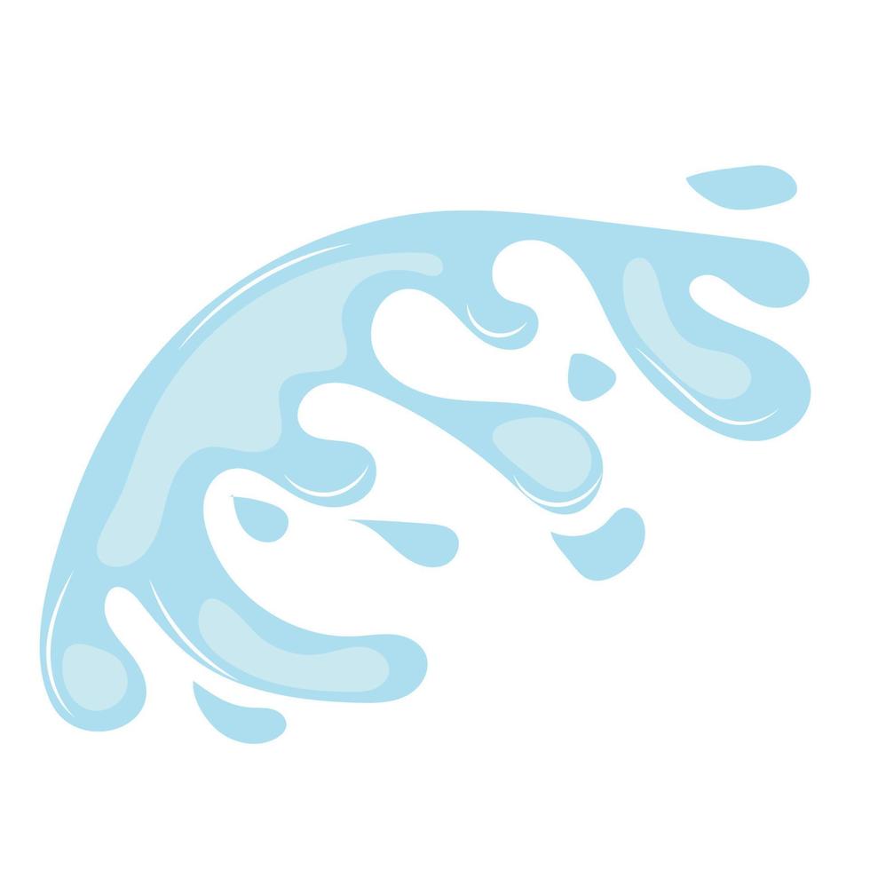 water or oil drop splash icon vector