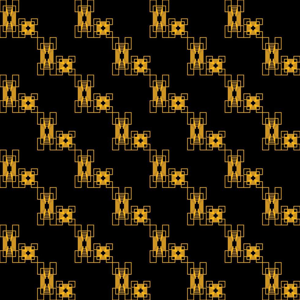 elegance golden gold geometric square abstract net in black wallpaper background vector