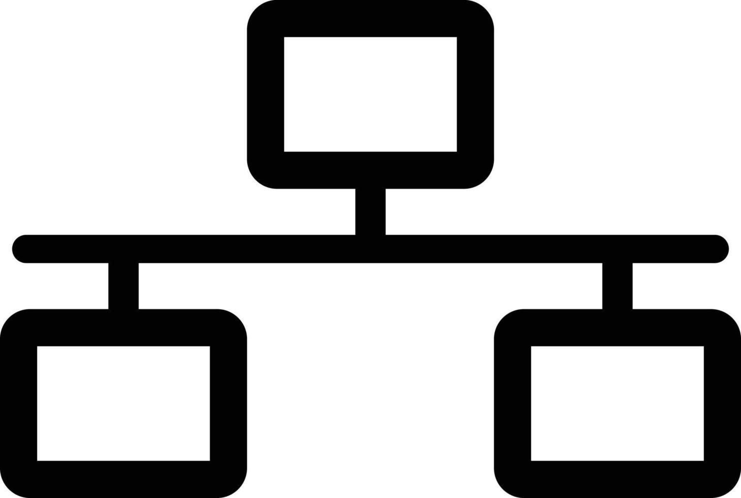 set of devices . computer network icon. vector illustration on white background.