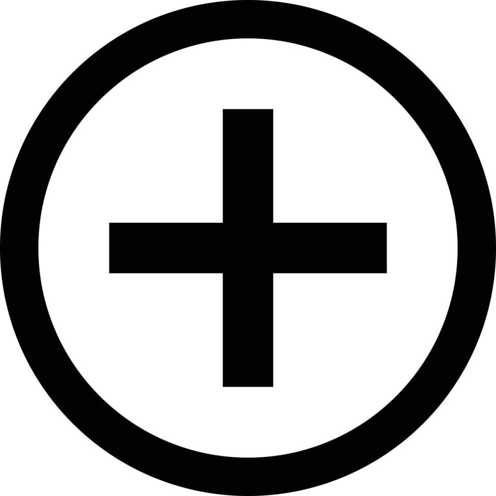 Plus Icon vector illustration . Add icon. Addition sign. Medical Plus icon