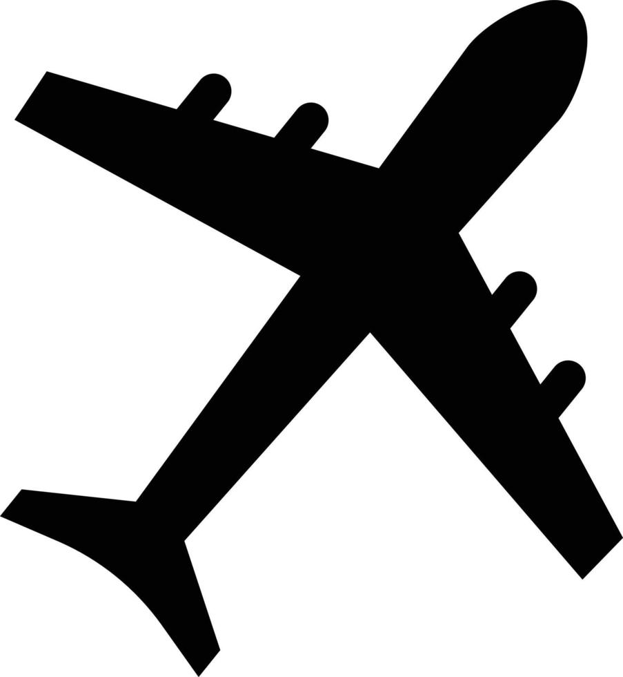 Airplane Icon Vector, aircraft icon vector