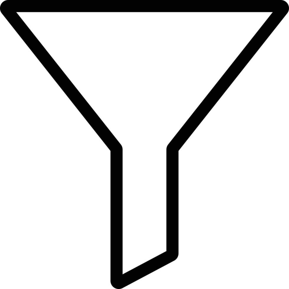 filter icon vector for any purposes . filter funnel sign