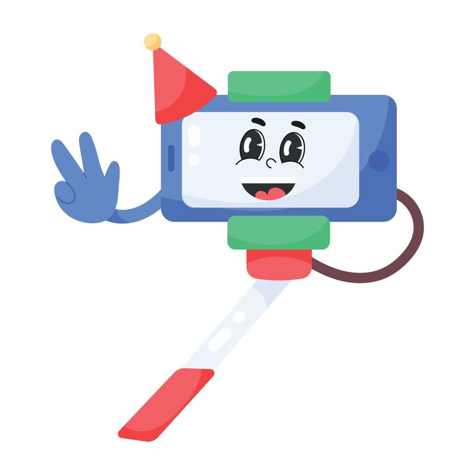 Trendy Birthday Selfie vector