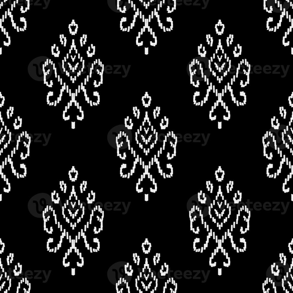 étnico ikat patrones geométrico nativo tribal boho motivo azteca textil tela alfombra mandalas africano americano India flor foto