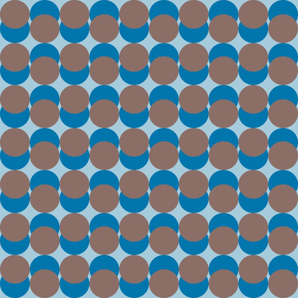 twin two tone merge circle ring blue and brown wallpaper soft pastel background vector
