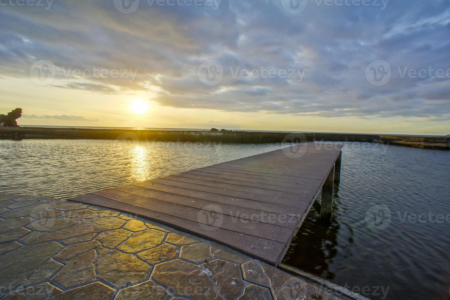 Dock on the lake photo