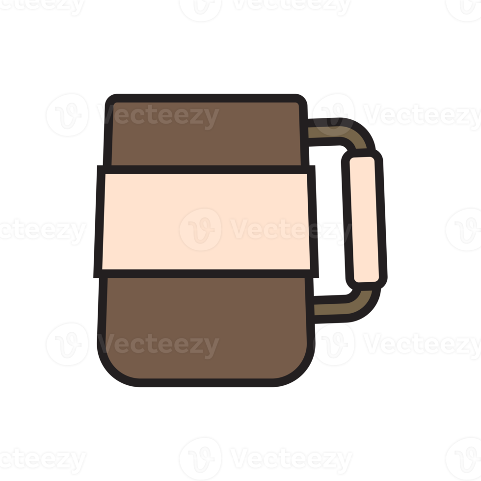 design plano de xícara de café png