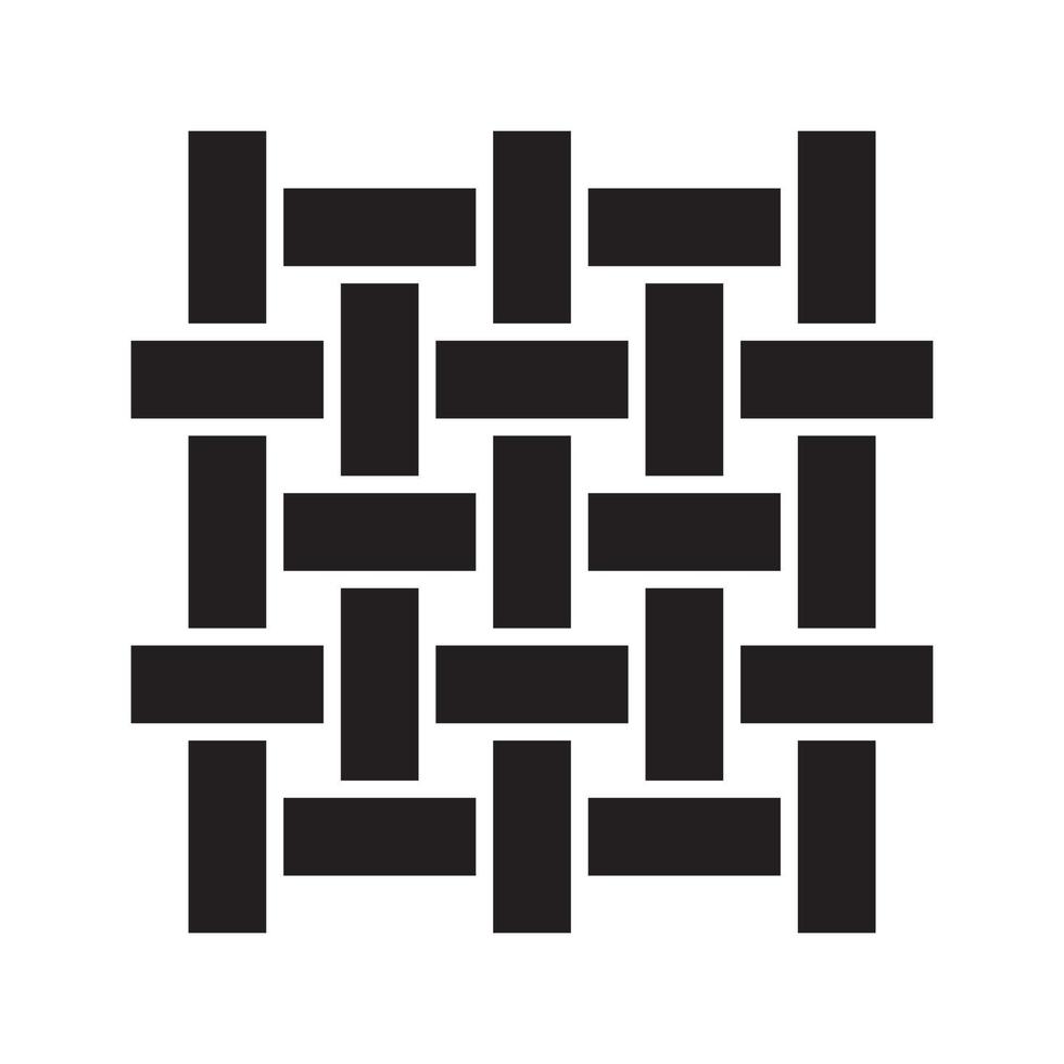 Weaving of threads vector icon design. Textile flat icon.