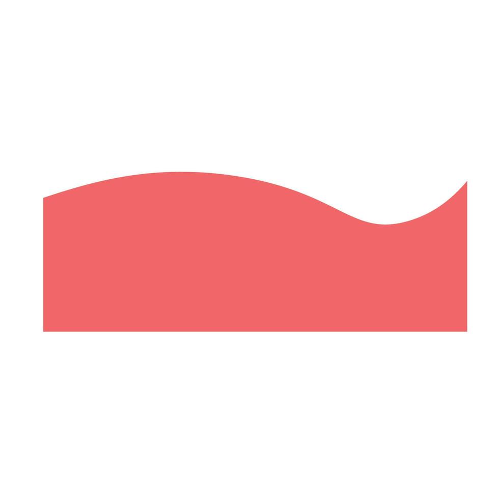 Vector Abstract Wave Shape