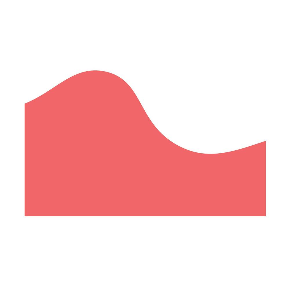 Vector Abstract Wave Shape
